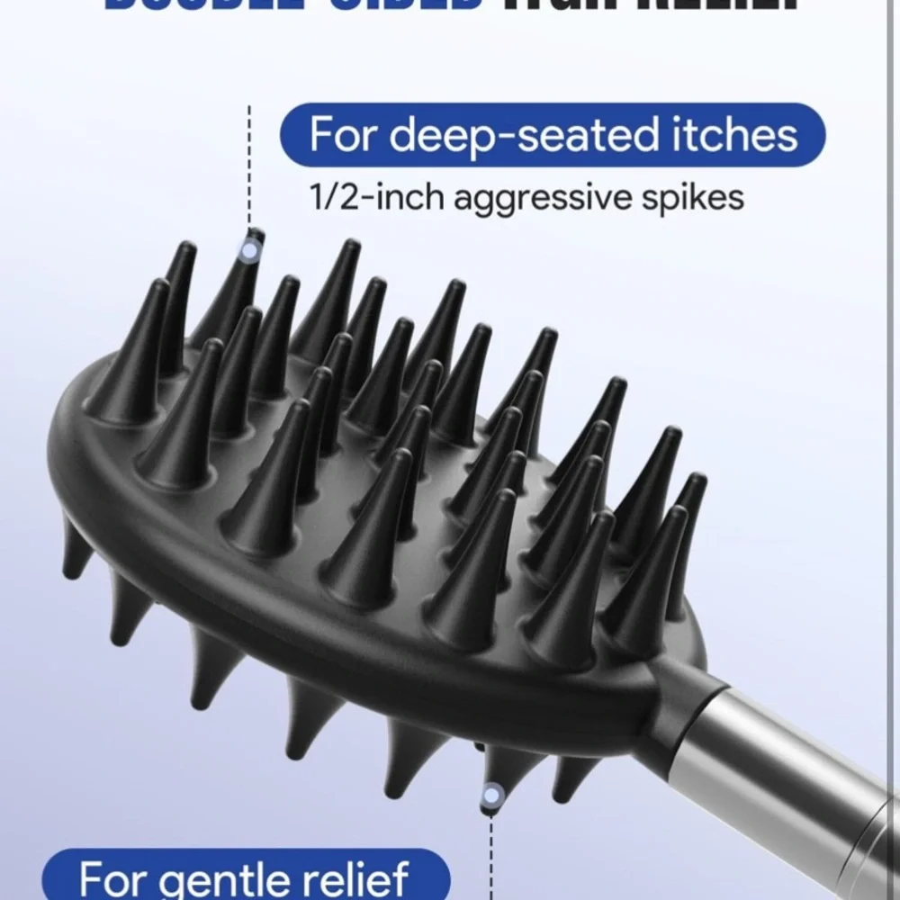 Telescoping Back Scratcher with 5Pcs
